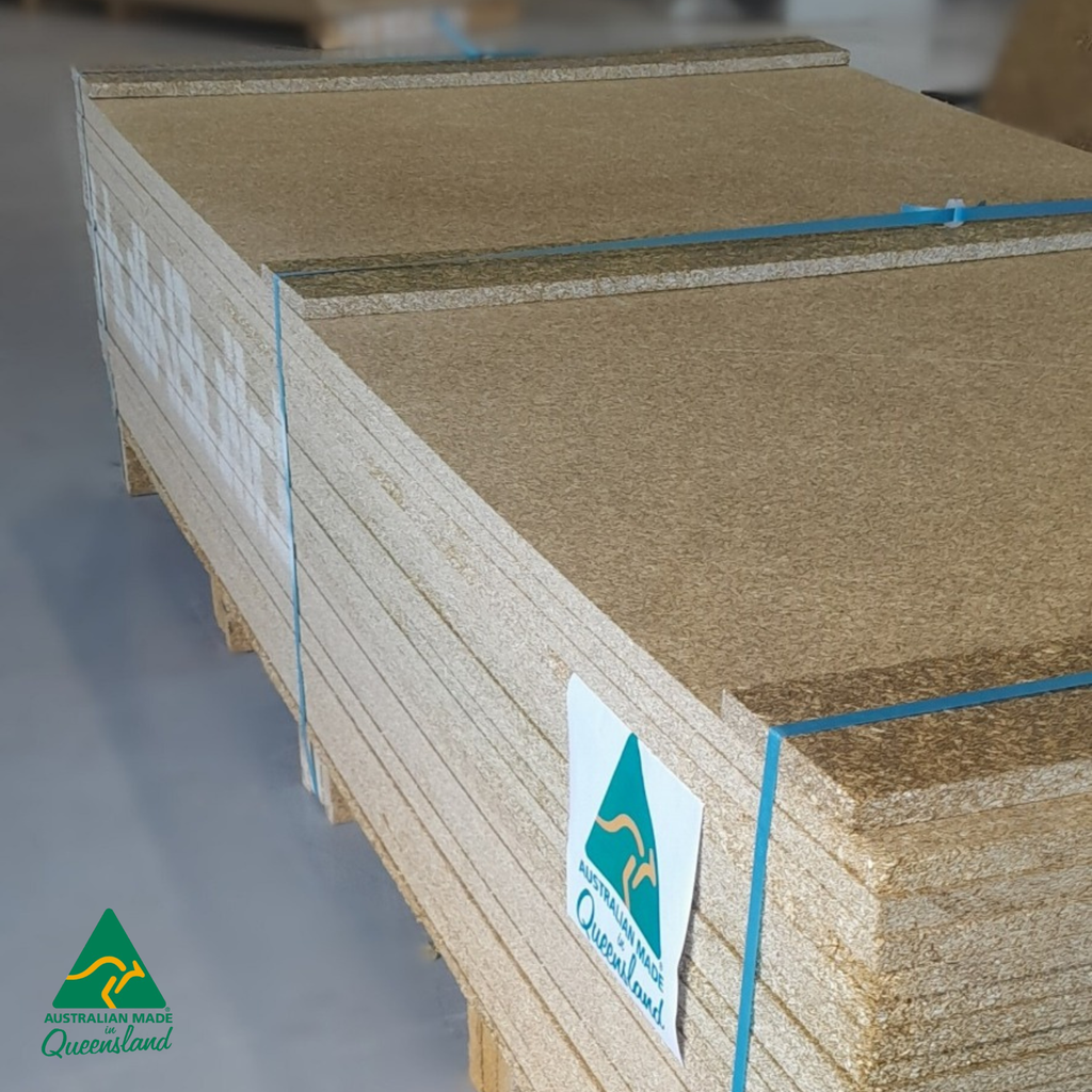 HulkBoard (HB) — Hemp Hurd Core Board - 2400x1200mm (12mm Thick)