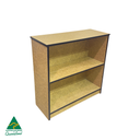 Freestanding Bookcase (Raw Hemp Board + Black ABS Edge) 900H x 900L x 350D