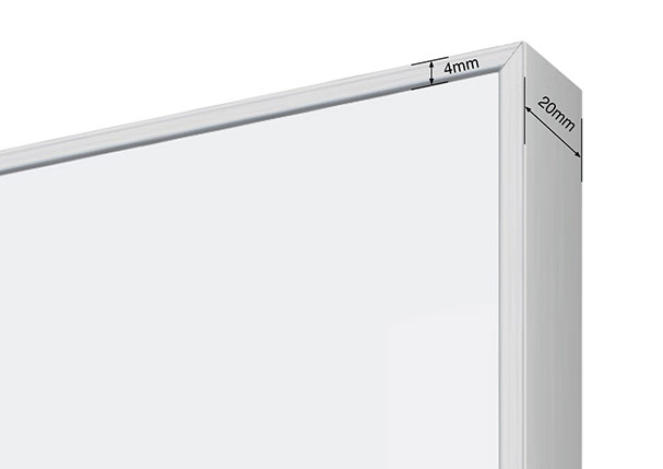 Visionchart LX8 Slim Edge Porcelain Whiteboard – 900 x 900mm
