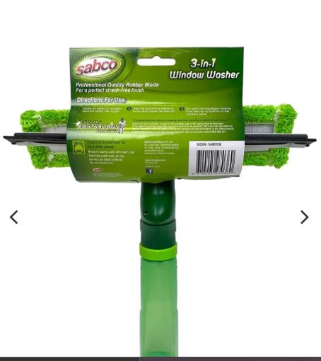 Sabco - Indoor 3-In-1 Window Washer