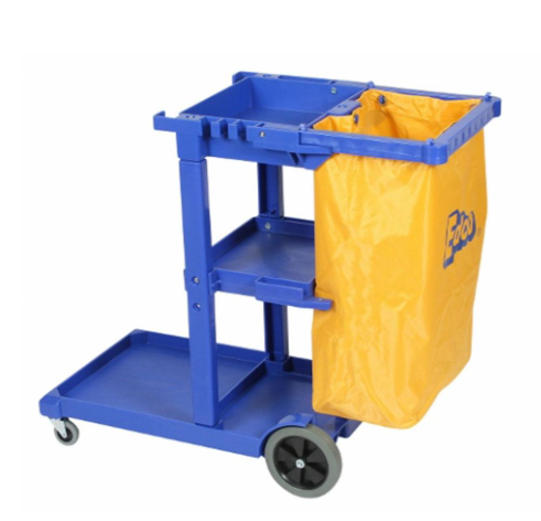 Janitors Cart Bag/Trolly Bag Yellow