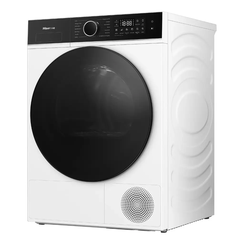 Hisense Series 5I 9kg Pure Flat Heat Pump Dryer – White | HDF5I90H