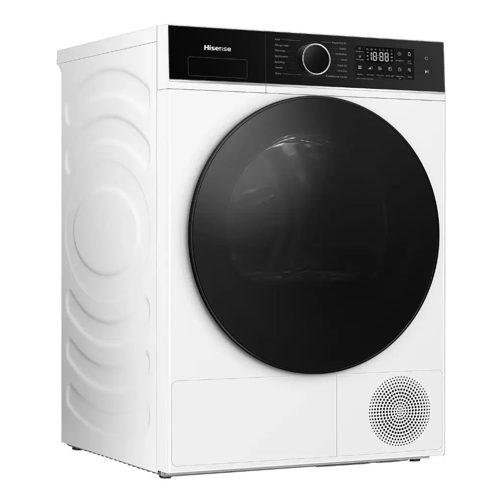 Hisense Series 5I 9kg Pure Flat Heat Pump Dryer – White | HDF5I90H