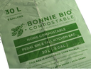 Cleanstar - Bonnie Bio 30l Compostable Bin & Rubbish Bags – Roll Of 15