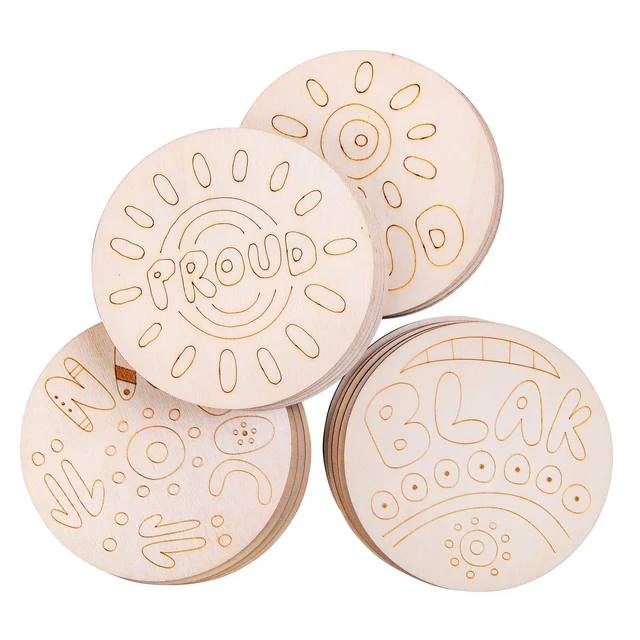 Wooden Coaster NAIDOC | Pack of 20