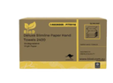(Indigenous Owned) Biod -Deluxe Slimline Paper Hand Towel 150x16 225l X 225 W 3200