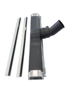 Cleanstar - 38mm Commercial Vacuum Cleaner Floor Tool With Reinforced Stainless Steel And Height Adjuster - 45cm Wide