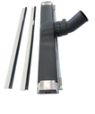 Cleanstar - 51mm Commercial Vacuum Cleaner Floor Tool With Reinforced Stainless Steel And Height Adjuster - 45cm Wide