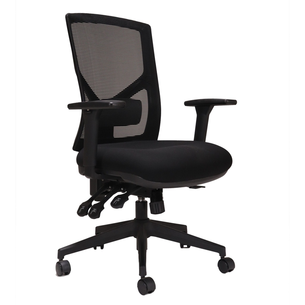 Breeze Mesh Ergonomic Chair — Black