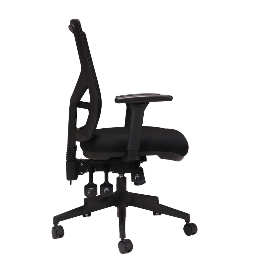 Breeze Mesh Ergonomic Chair — Black