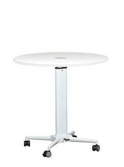 Height Adjustable Breakroom Table – Mobile Sit-to-Stand Collaboration Table