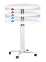 Height Adjustable Breakroom Table (800 Dia Top)
