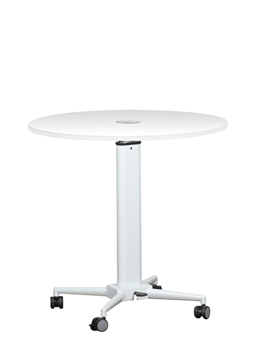 Height Adjustable Breakroom Table (800 Dia Top)