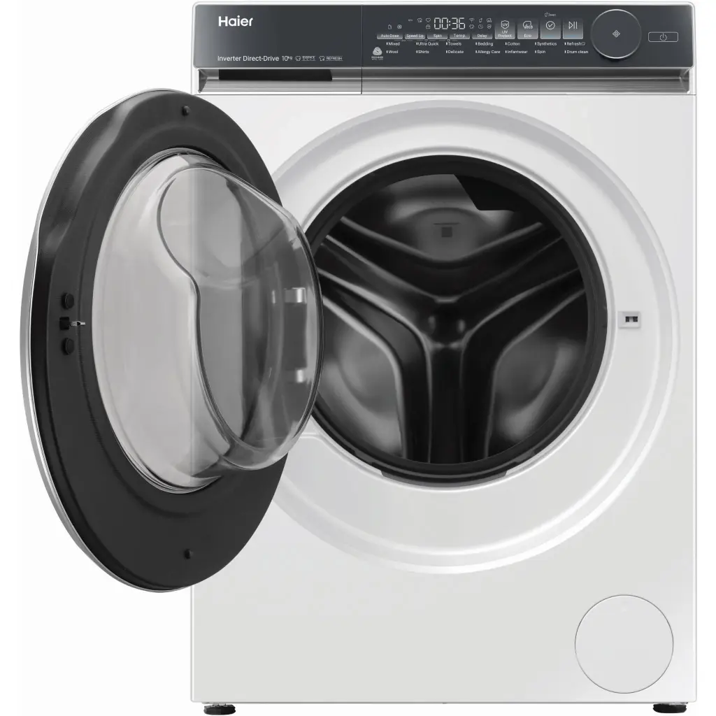 Haier 10kg 500 Series Front Load Washing Machine – White