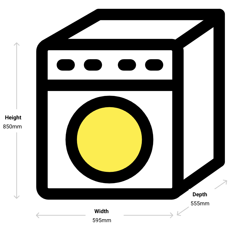 Haier 10kg 500 Series Front Load Washing Machine – White