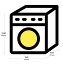 LG WX3-1208W Series 3 8kg AI Front Load Washer