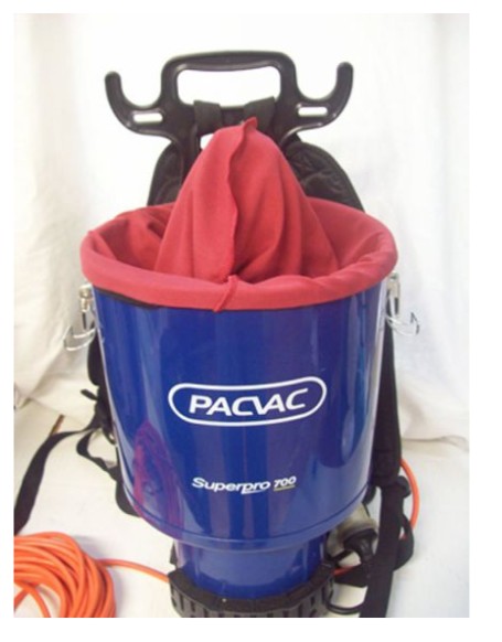 Cleanstar - Pacvac Superpro 700 Backpack Vacuum Cleaner Silk Filter Gown