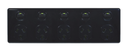 Trader Leopard BIG5 5 Gang Double Pole Switched Power Point – 10A 250V (Kimaka)