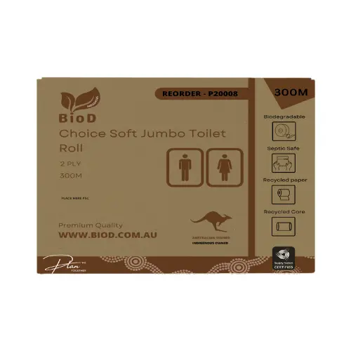 Choice Soft Jumbo Toilet 300M x 8