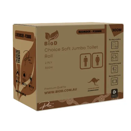 Choice Soft Jumbo Toilet 300M x 8