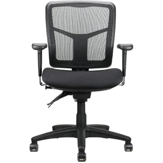 Rapidline Mirae Medium Back Mesh Chair (Black)