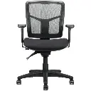 Rapidline Mirae Medium Back Mesh Chair (Black)