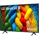 LG 55" NANO80A AI LED UHD 4K Smart TV (2025 Model) – 55NANO80ASA