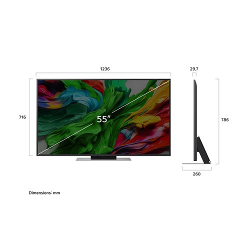 LG 55" QNED86A EVO AI Mini-LED 4K UHD Smart TV (2025 Model