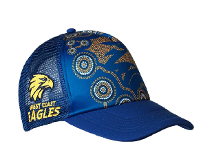 WEST COAST EAGLES ADULTS INDIGENOUS TRUCKER CAP