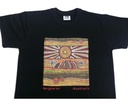 MENS AUSTRALIA T SHIRT ABORIGINAL ART 100% COTTON SOUVENIR INDIGENOUS TEE