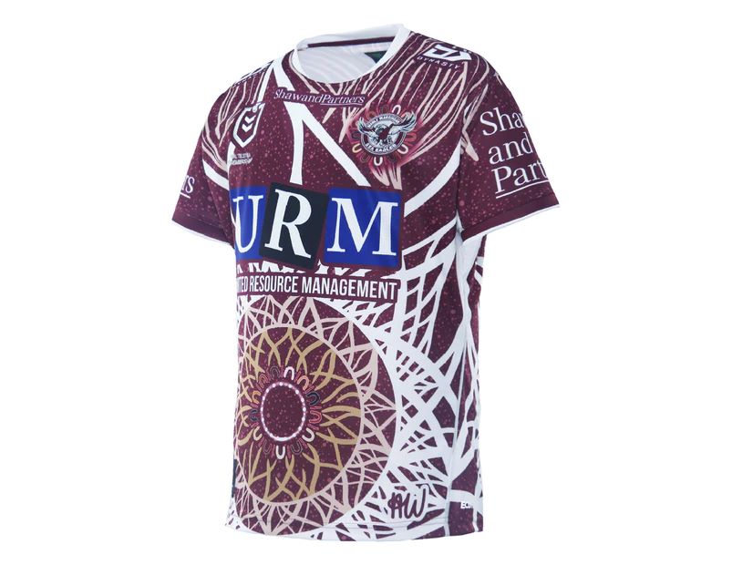 MANLY SEA EAGLES NRL 2023 DYNASTY INDIGENOUS JERSEY SIZES S-3XL