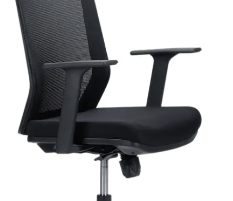 Set of 2 Slope Adjustable Chair Arms (Black)