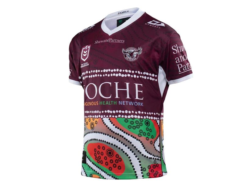 MANLY SEA EAGLES NRL 2022 DYNASTY INDIGENOUS JERSEY SIZES S-5XL