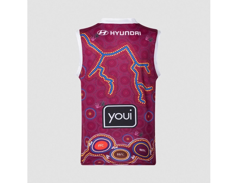 BRISBANE LIONS AFL CLASSIC 2022 INDIGENOUS GUERNSEY ADULTS SIZES S-5XL