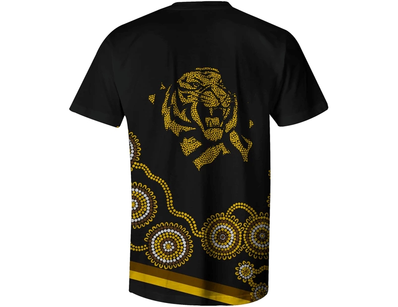 RICHMOND TIGERS AFL FOOTY JUNIOR YOUTHS KIDS INDIGENOUS TEE