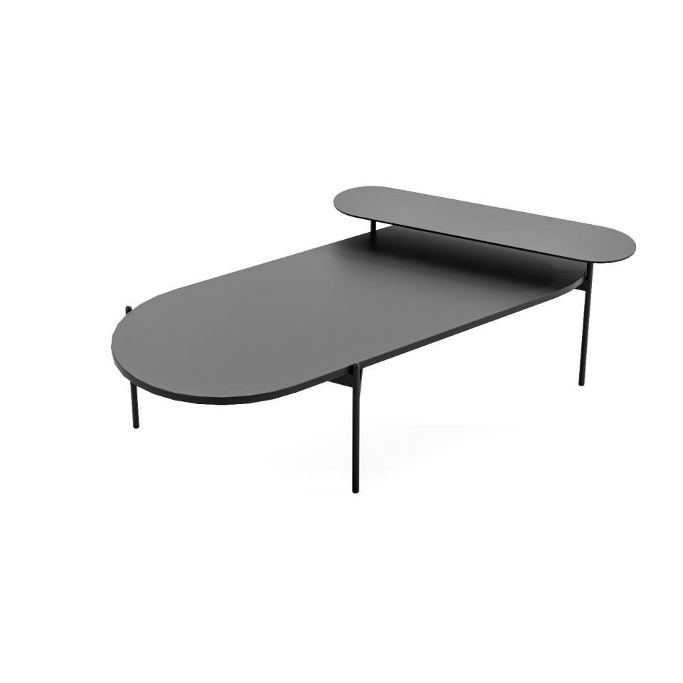 Nido Oval Coffee Table (Black)