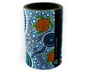 STUBBY COOLER X2 ABORIGINAL DESIGN - COLOURS OF THE REEF DESIGN - COLIN JONES