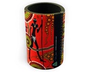 STUBBY COOLER X2 ABORIGINAL DESIGN - HUNTERS &amp; GATHERERS LAND DESIGN - COLIN JONES