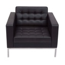 Rapidline Venus One-Seater Lounge Chair (Black)