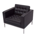 Rapidline Venus One-Seater Lounge Chair (Black)