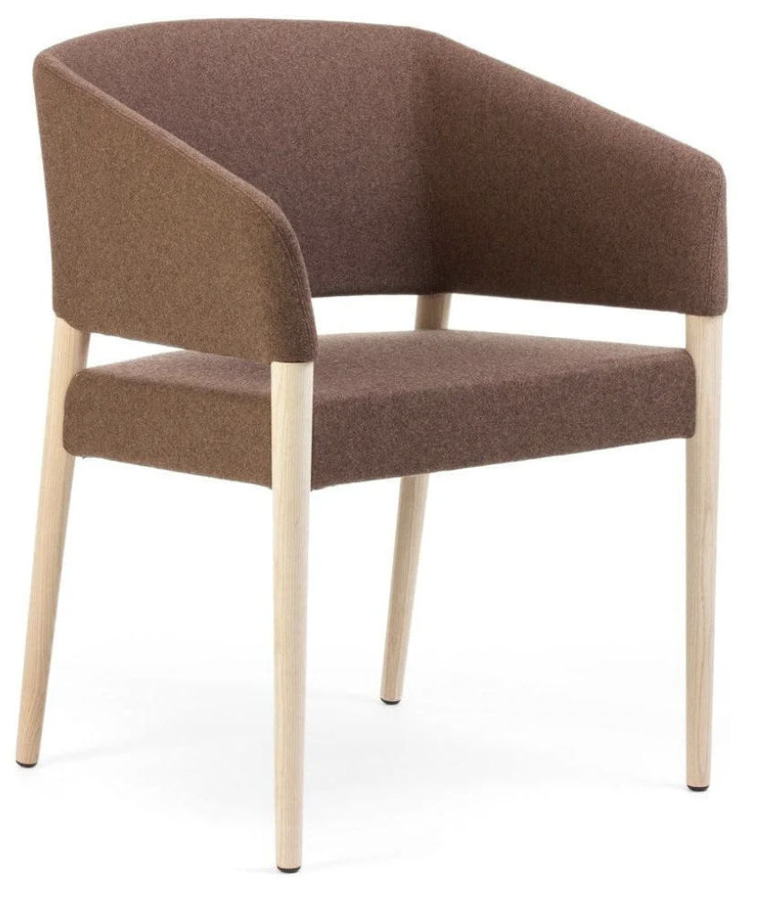 Marcela Timber Black – Italian Designed Tub Chair