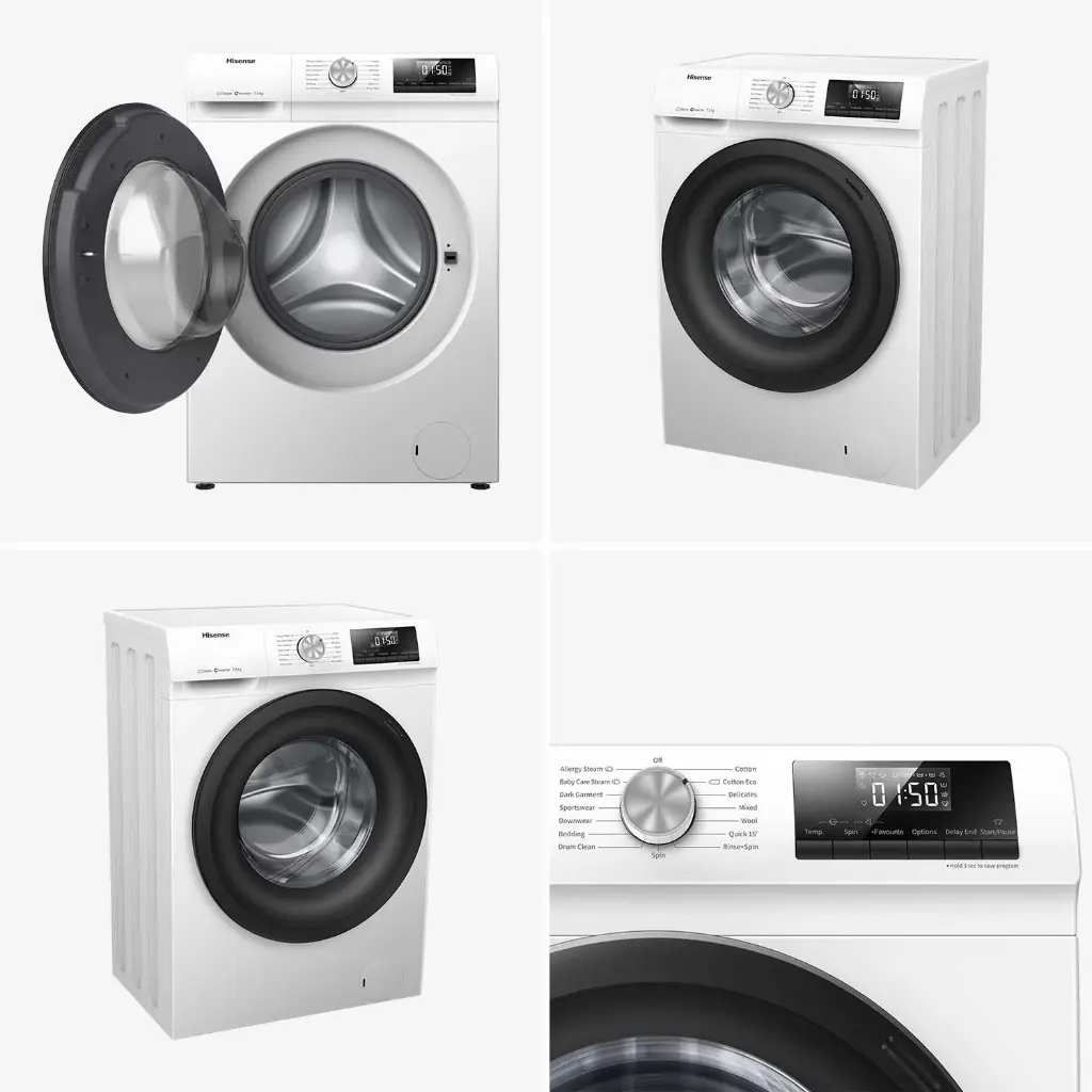 Hisense 7.5kg Front Load Washe