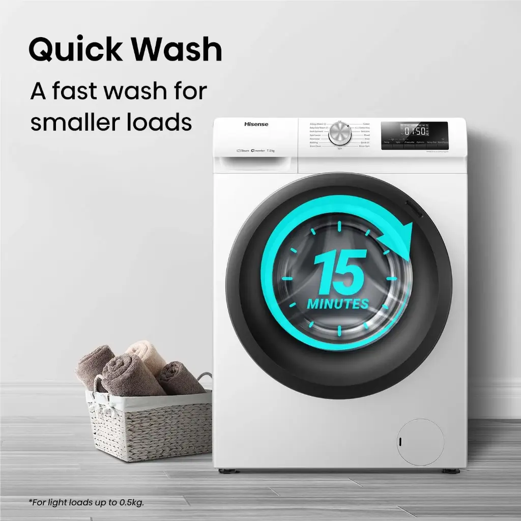 Hisense 7.5kg Front Load Washe