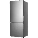 Hisense 417 L PureFlat Bottom Mount Refrigerator  (Silver)