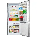 Hisense 417 L PureFlat Bottom Mount Refrigerator  (Silver)