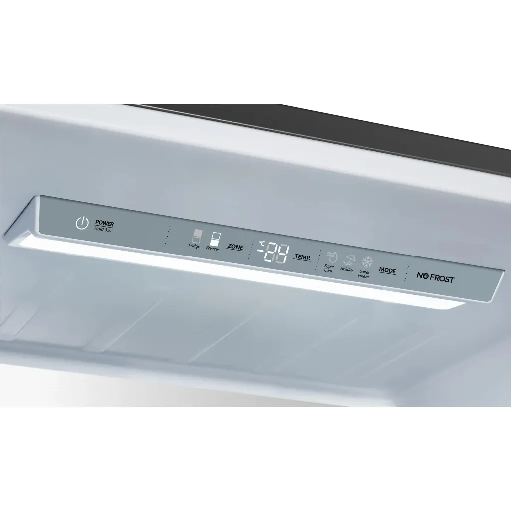 Hisense 417 L PureFlat Bottom Mount Refrigerator  (Silver)