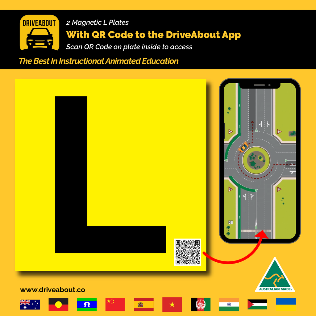 DriveAbout Magnetic L-Plates