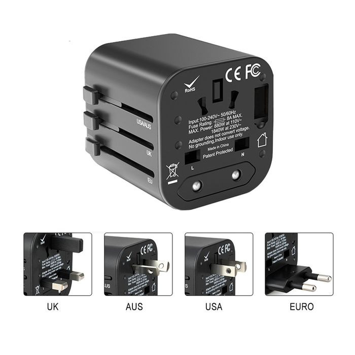 Travel Adapter – Logo - Universal Charger