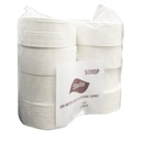Stella Deluxe 1ply 500m Jumbo Toilet Roll - Polybag - 8 Rolls