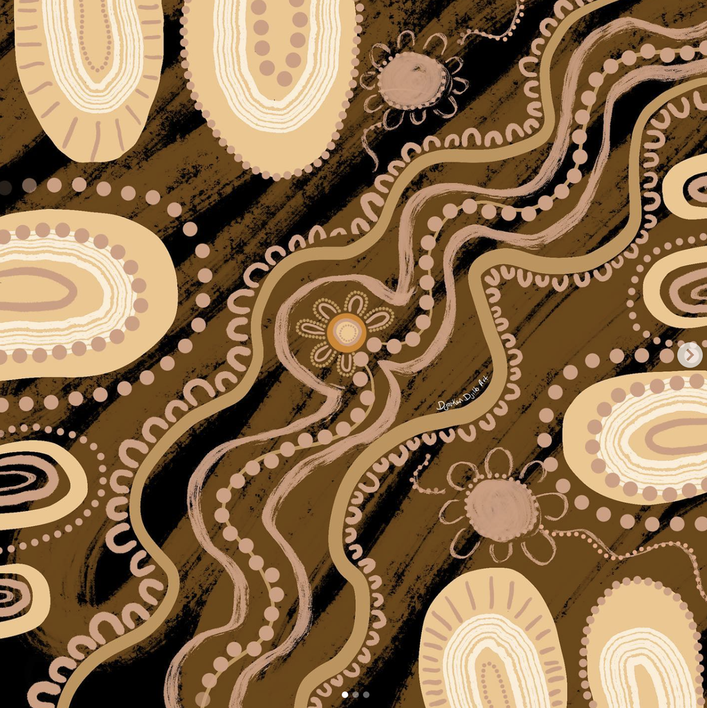 Reconciliation Action Plan Artwork by Djooken Djilba Art (Hayley Thompson)